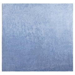 Alfombra contemporánea de seda púrpura anudada a mano por Doris Leslie Blau