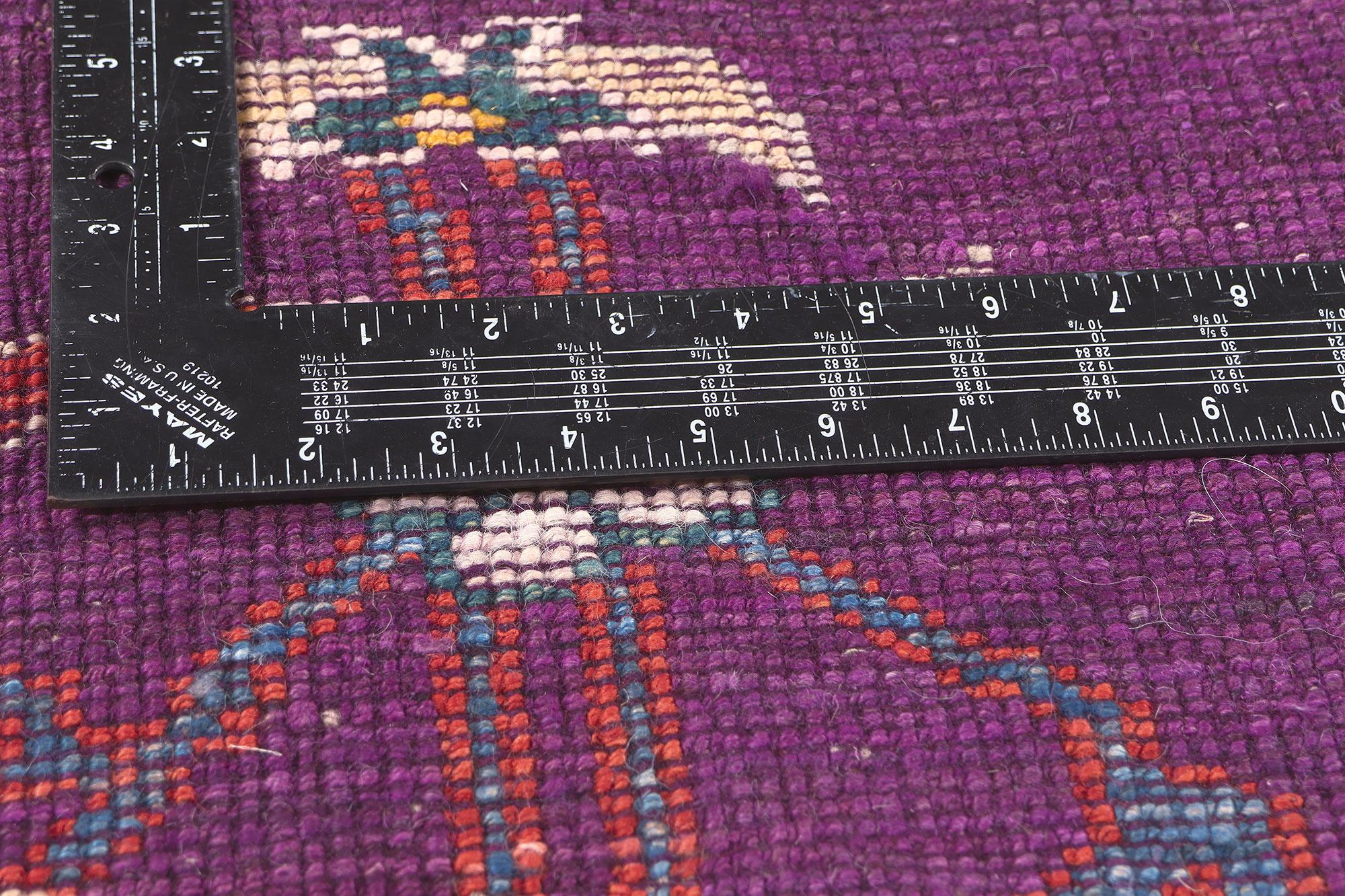 Contemporary Purple Oushak Rug (21. Jahrhundert und zeitgenössisch) im Angebot