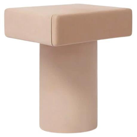 Contemporary putty wooden nightstand, Roly-Poly by Faye Toogood For Sale