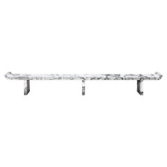 Contemporary QD02 Invisible Grey Marble Bench