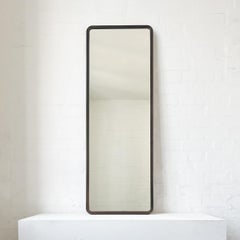 Miroir mural contemporain Quadris long et rectangulaire avec cadre patiné bronze