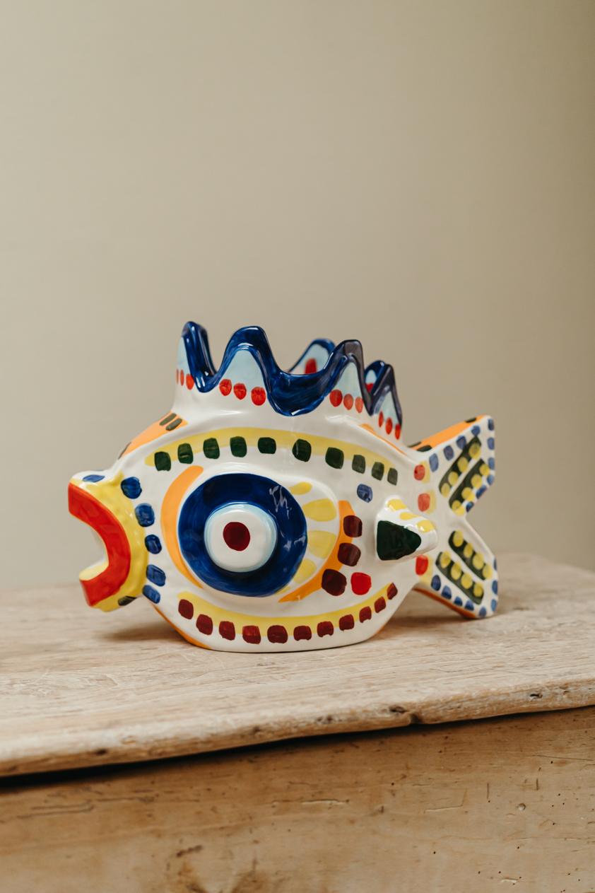 Contemporary Quirky and Funky Ceramic Kitchenware, Fish  For Sale 2