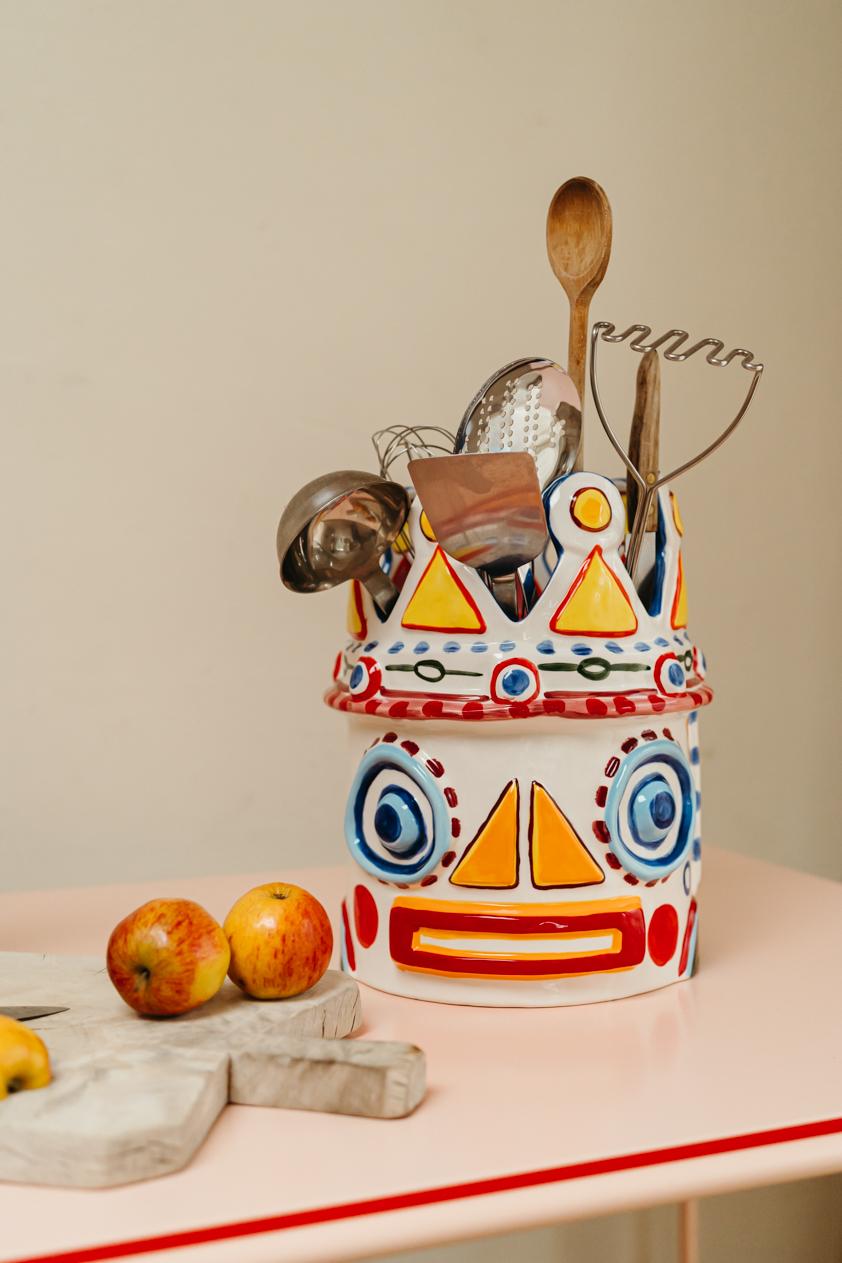Belgian Contemporary Quirky and Funky Ceramic Kitchenware  For Sale