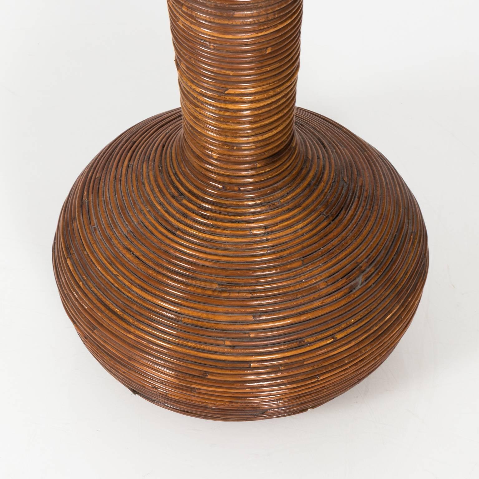 20th Century Contemporary Rattan Vase