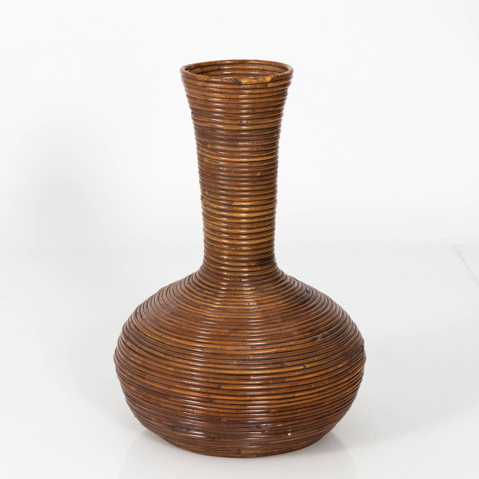 Contemporary Rattan Vase 1