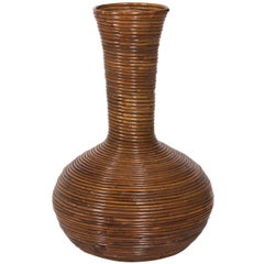 Contemporary Rattan Vase