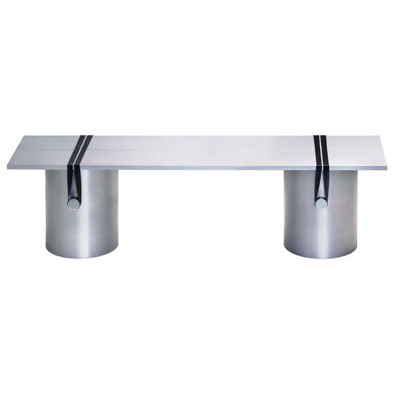 Contemporary 'RB03' Bench or Table in Anodized Aluminium For Sale