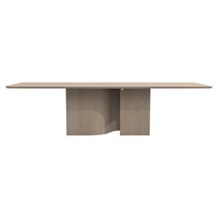 zeitgenössischer rechteckiger esstisch aus natürlichem eschenholz - barh shadow table