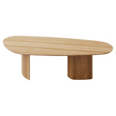 Contemporary Rectangular Dining Table 'Tangent' by DK3, Lacquered Oak, 370 cm