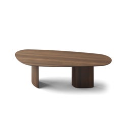 Contemporary Rectangular Dining Table 'Tangent' by DK3, Smoked Oak, 370 cm