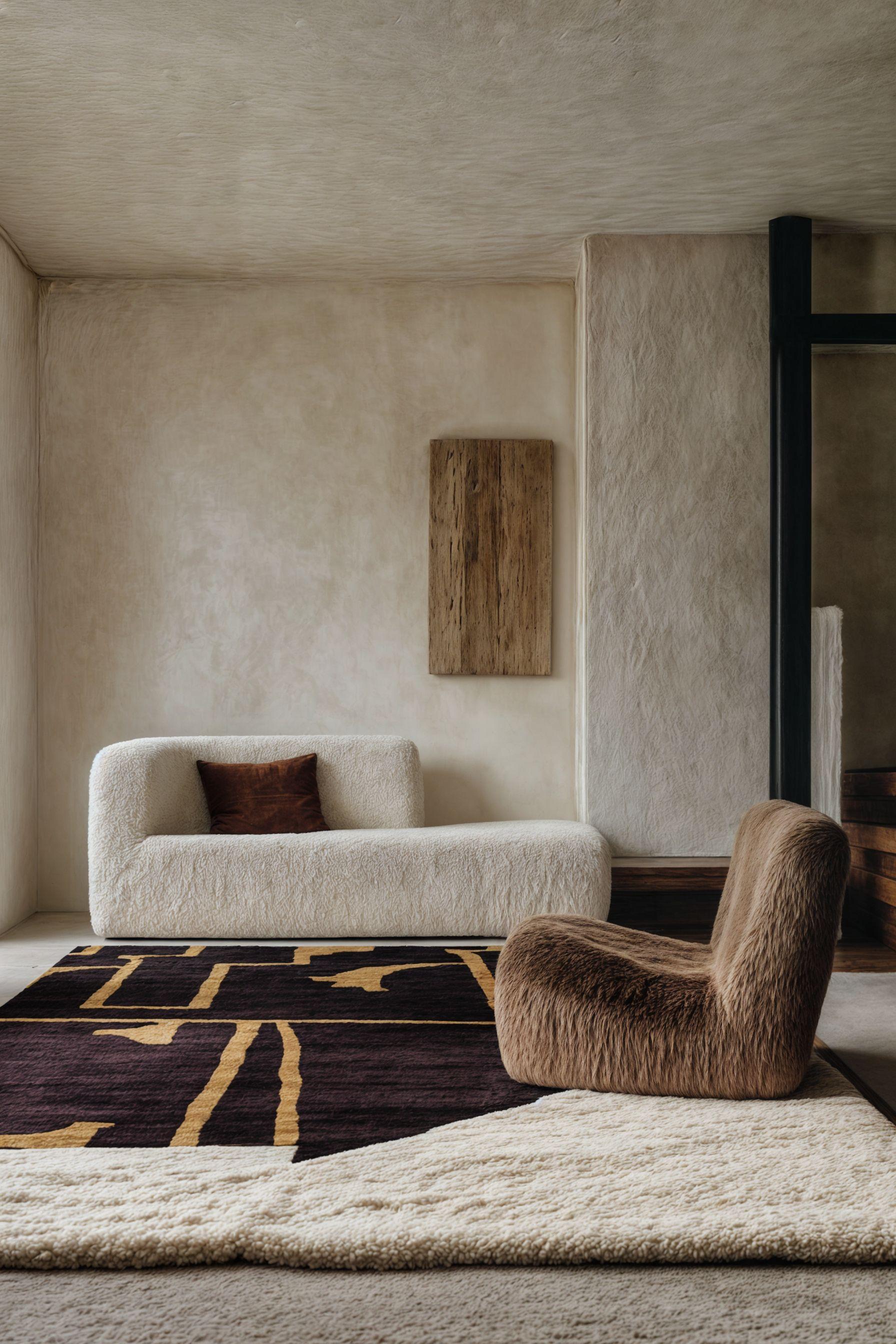 Tapis rectangulaire moderne biologique à motif géométrique Vert foncé Noir et neutre
Inspiré par l'essence profonde et terreuse du patchouli, le Patchouli Runner captive les sens et évoque une atmosphère d'élégance intemporelle et de beauté