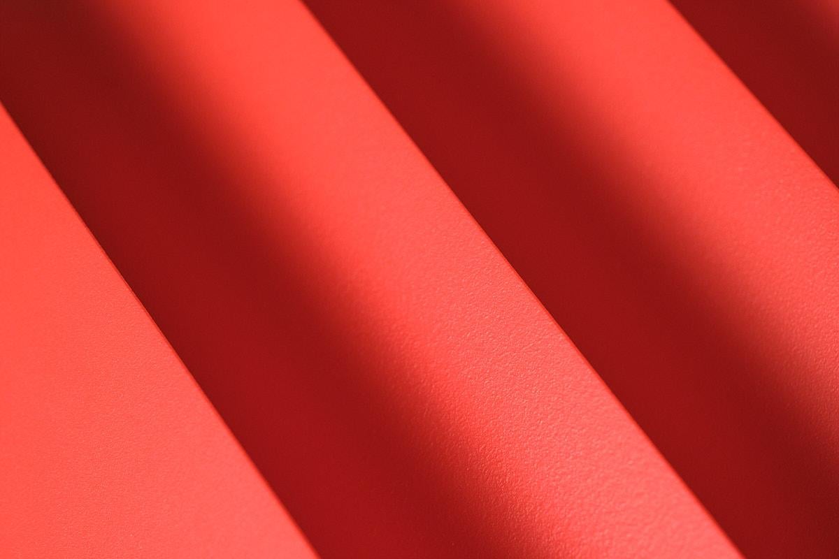 Estantería Acero Rojo Lacado Diseño Contemporáneo Coleccionable ZIG ZAG de Max Enrich Siglo XXI y contemporáneo en venta