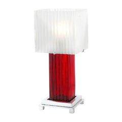 Contemporary Red Table Lamp