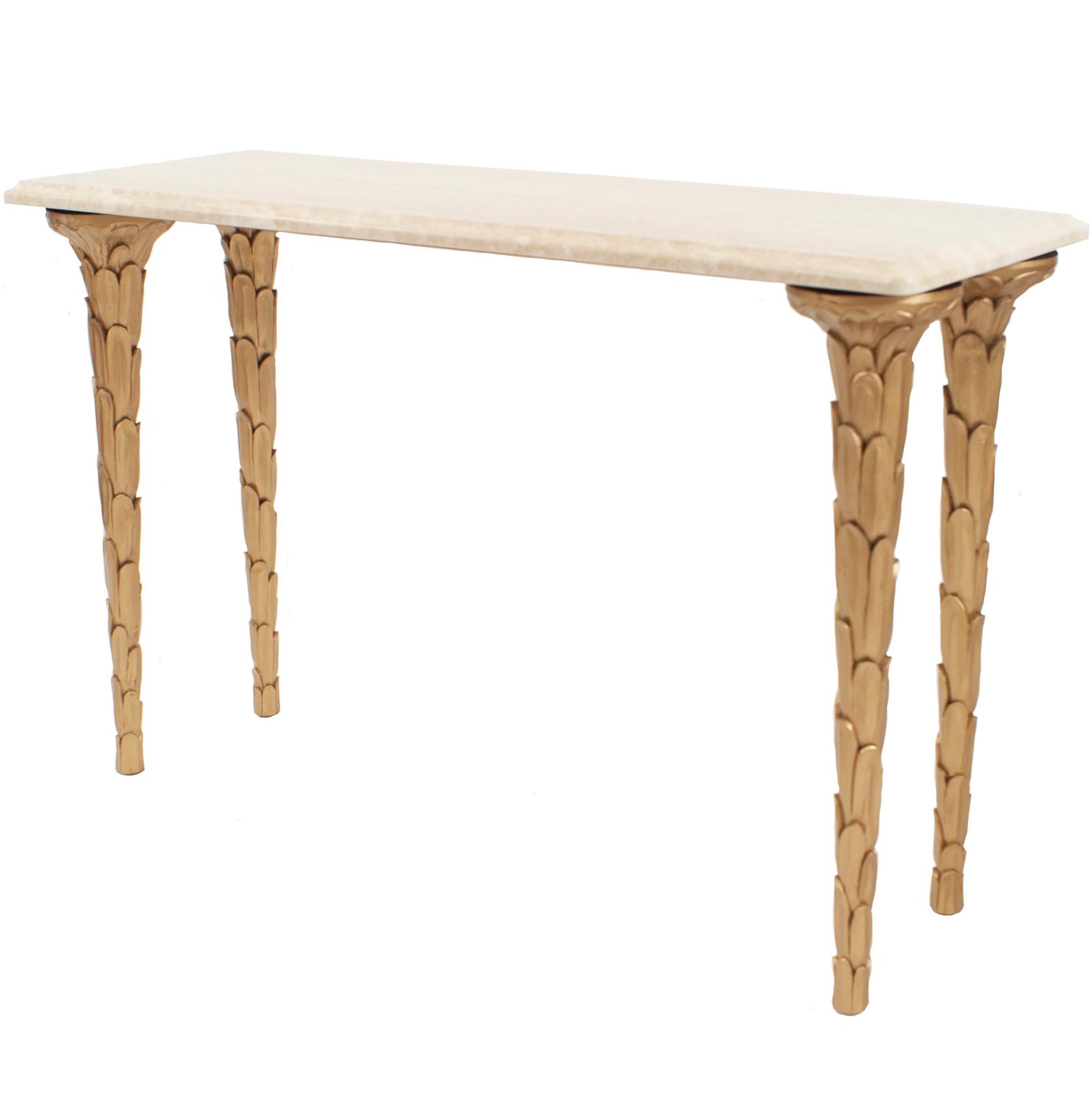 Contemporary Regency Style Console Table For Sale