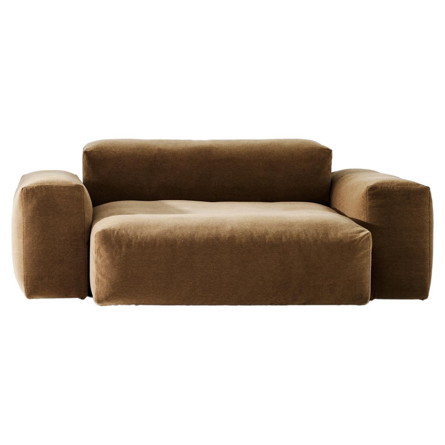 Contemporary 'Reposé' Sofa by Norr11, Setup 1, Alpaca, Customizable
