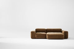 Contemporary 'Reposé' Sofa by Norr11, Setup 2, Alpaca, Customizable