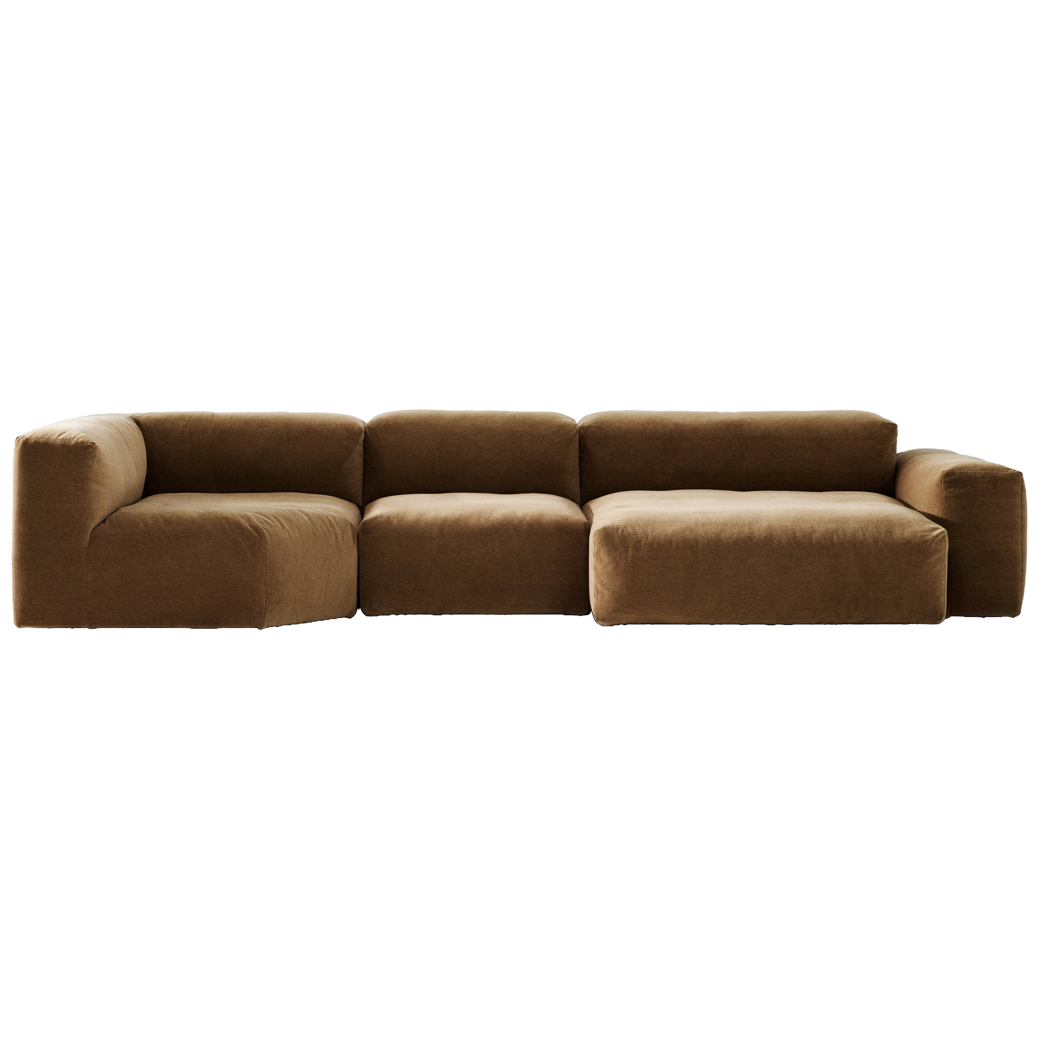 Zeitgenössisches 'Reposé' Sofa von Norr11, Setup 3, Alpaka, anpassbar