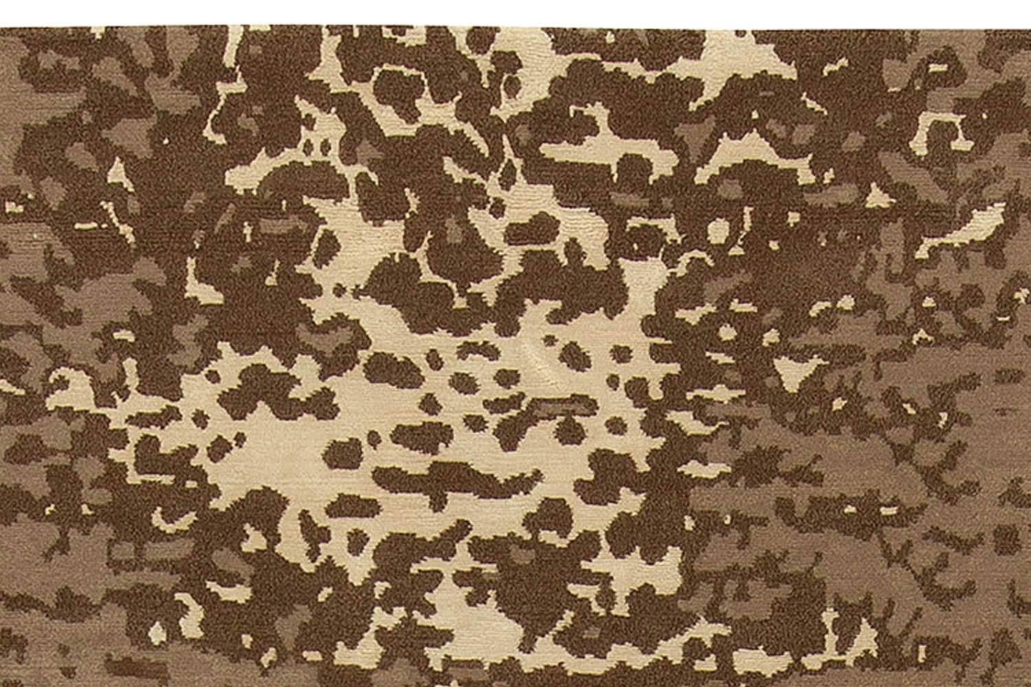 Zeitgenössischer Reservoir-Teppich aus Seide und Wolle von Brett Beldock für Doris Leslie Blau (Nepalesisch) im Angebot