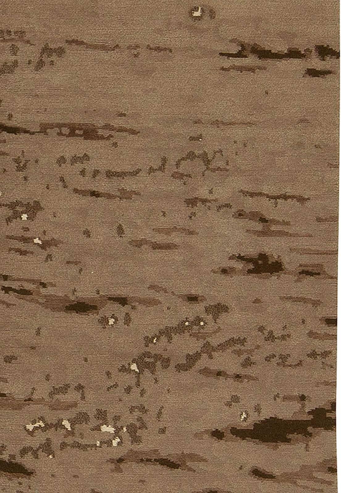 Zeitgenössischer Reservoir-Teppich aus Seide und Wolle von Brett Beldock für Doris Leslie Blau (Handgeknüpft) im Angebot
