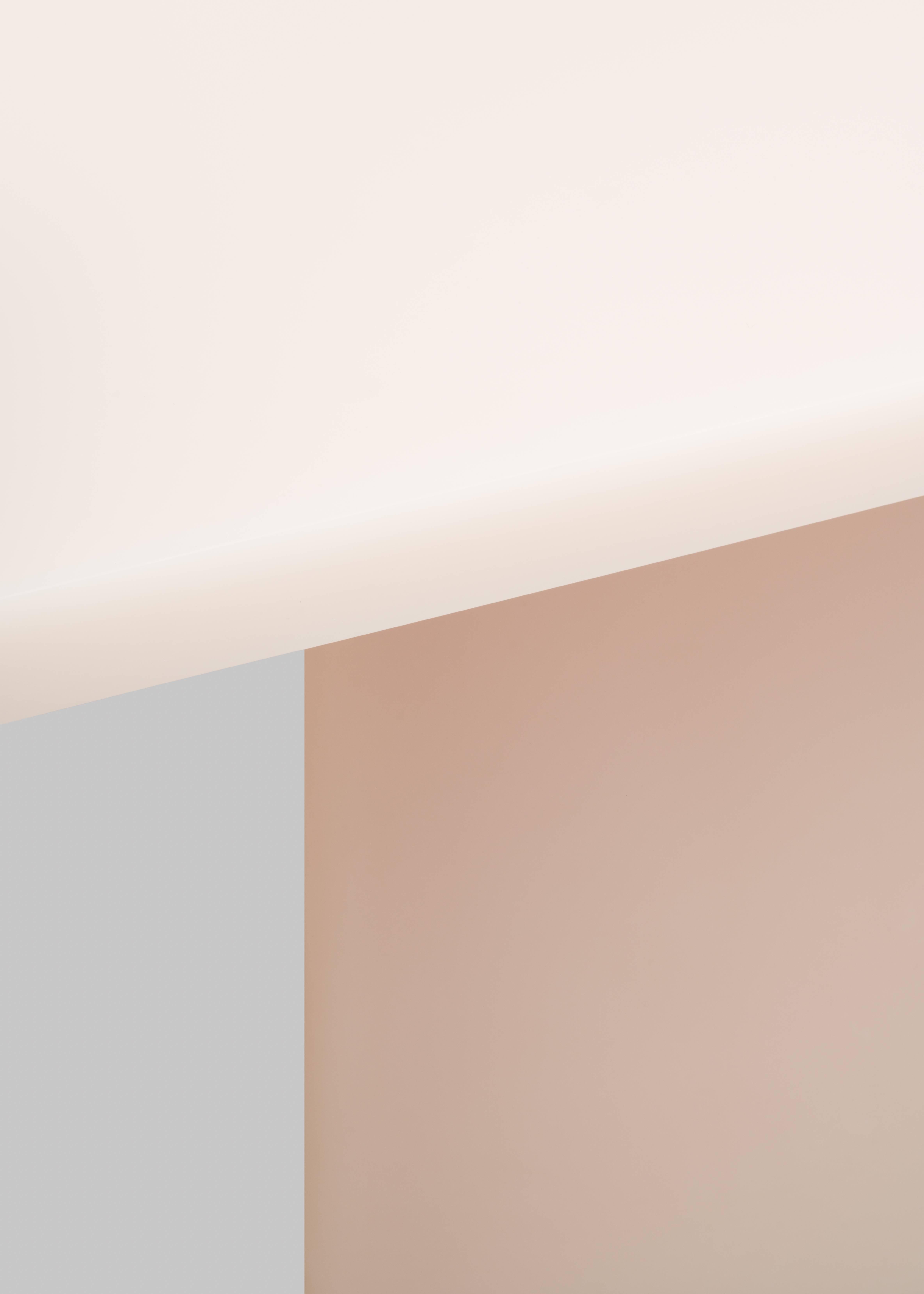 Minimalist Contemporary Resin Dining Table by Sabine Marcelis, Matte, SOAP Colour For Sale