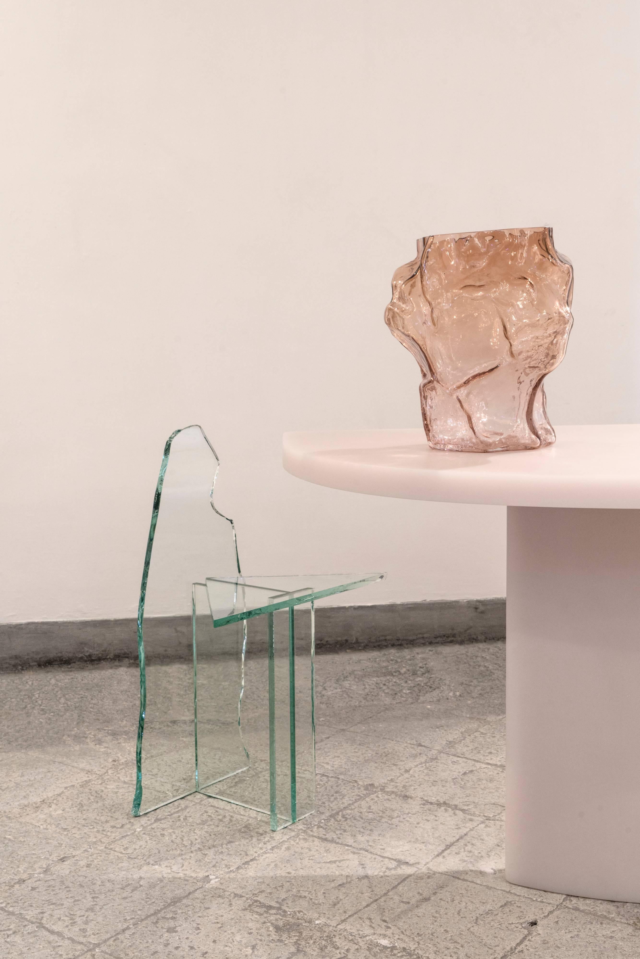 Contemporary Resin Dining Table by Sabine Marcelis, Matte, SOAP Colour For Sale 1