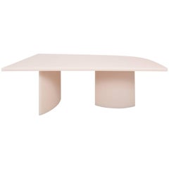 Contemporary Resin Dining Table by Sabine Marcelis, Soap Series, Coconut Cream