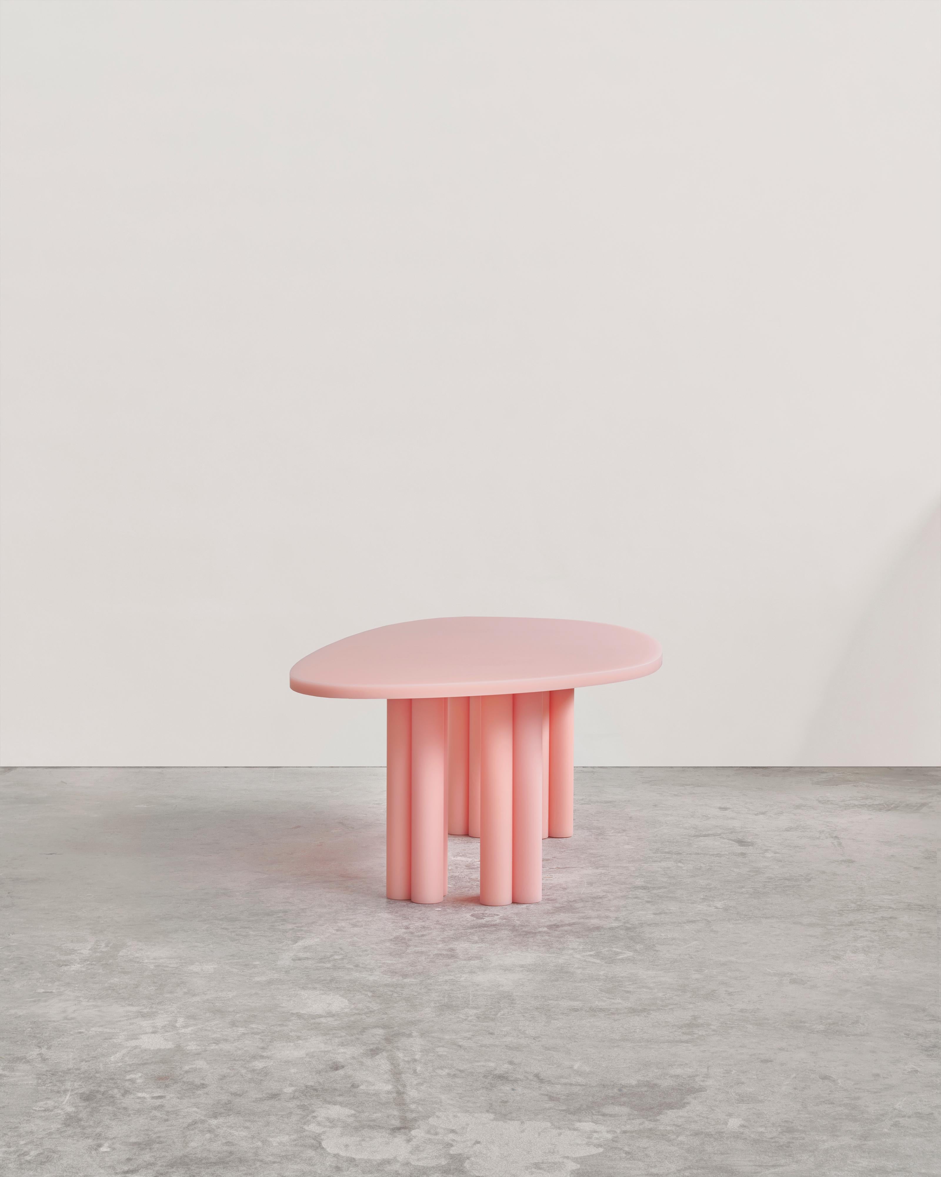 Contemporary Pink Resin Dining Table by Sabine Marcelis, SOAP Series For Sale 6