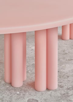 Contemporary Pink Resin Dining Table by Sabine Marcelis, SOAP Series