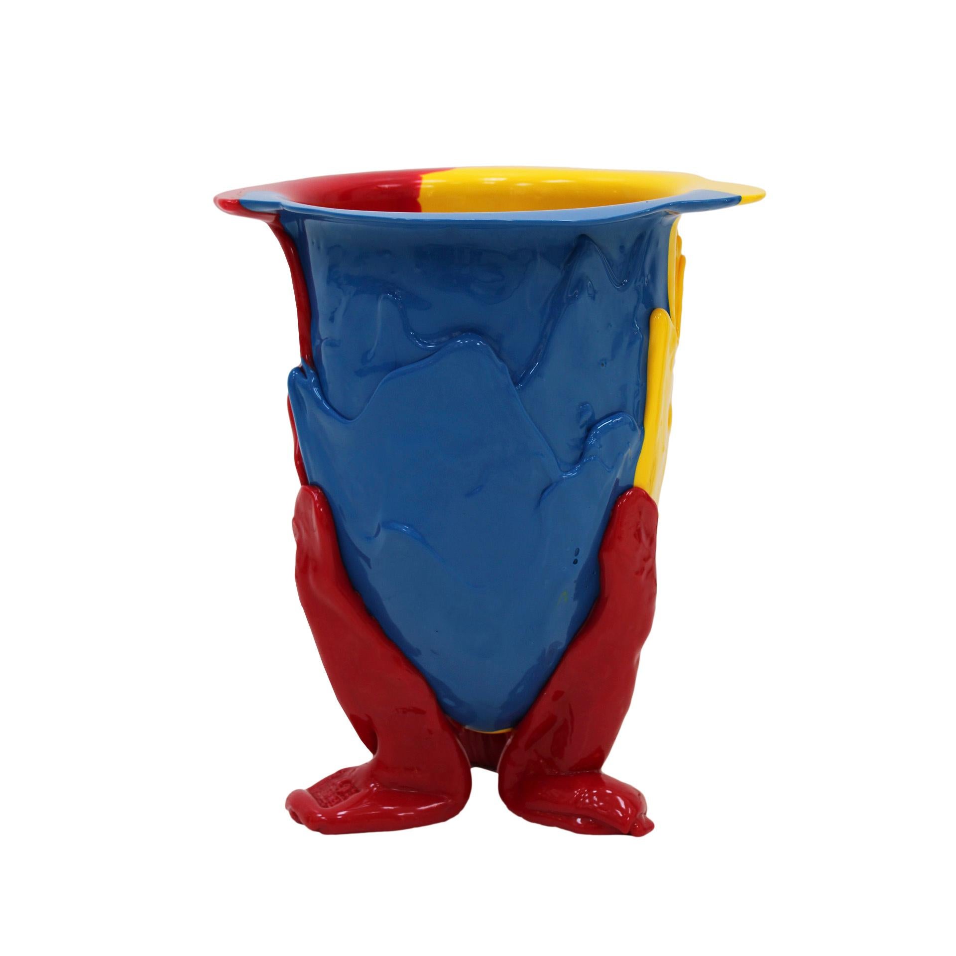 Italian Contemporary Resin Vase MOD. AMAZONIA , Designed by Gaetano Pesce, Italy, 1995.