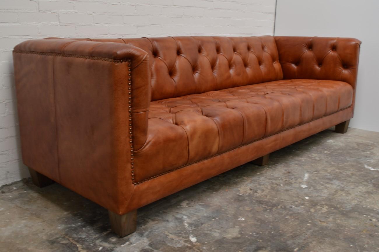 Contemporary Retro Look Chesterfield For Sale 5