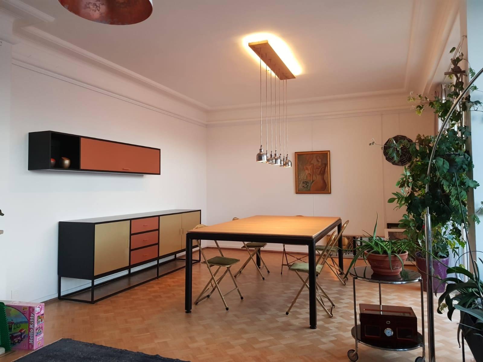 Zeitgenössisches Reykjavik-Sideboard aus Messing, Bronze und Kupfer (Moderne) im Angebot
