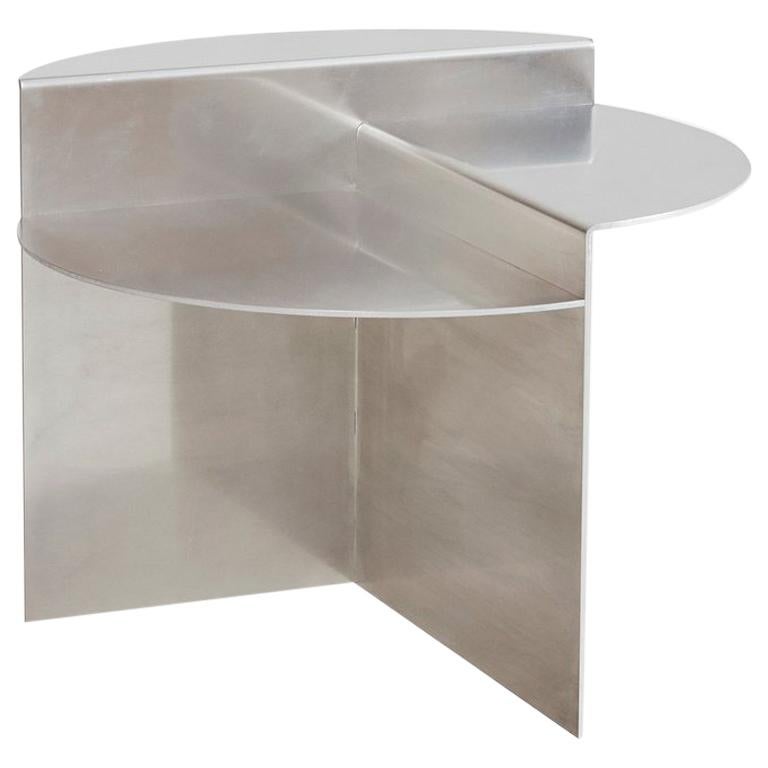 Frama Contemporary Minimal Scandinavian Design Aluminium Rivet Side Coffee Table