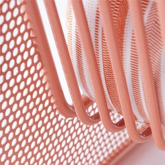 Contemporary Riviera Armchair in lacquered Sage metal for Outdoors