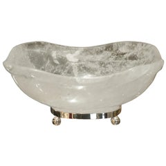 Contemporary Rock Crystal Bowl