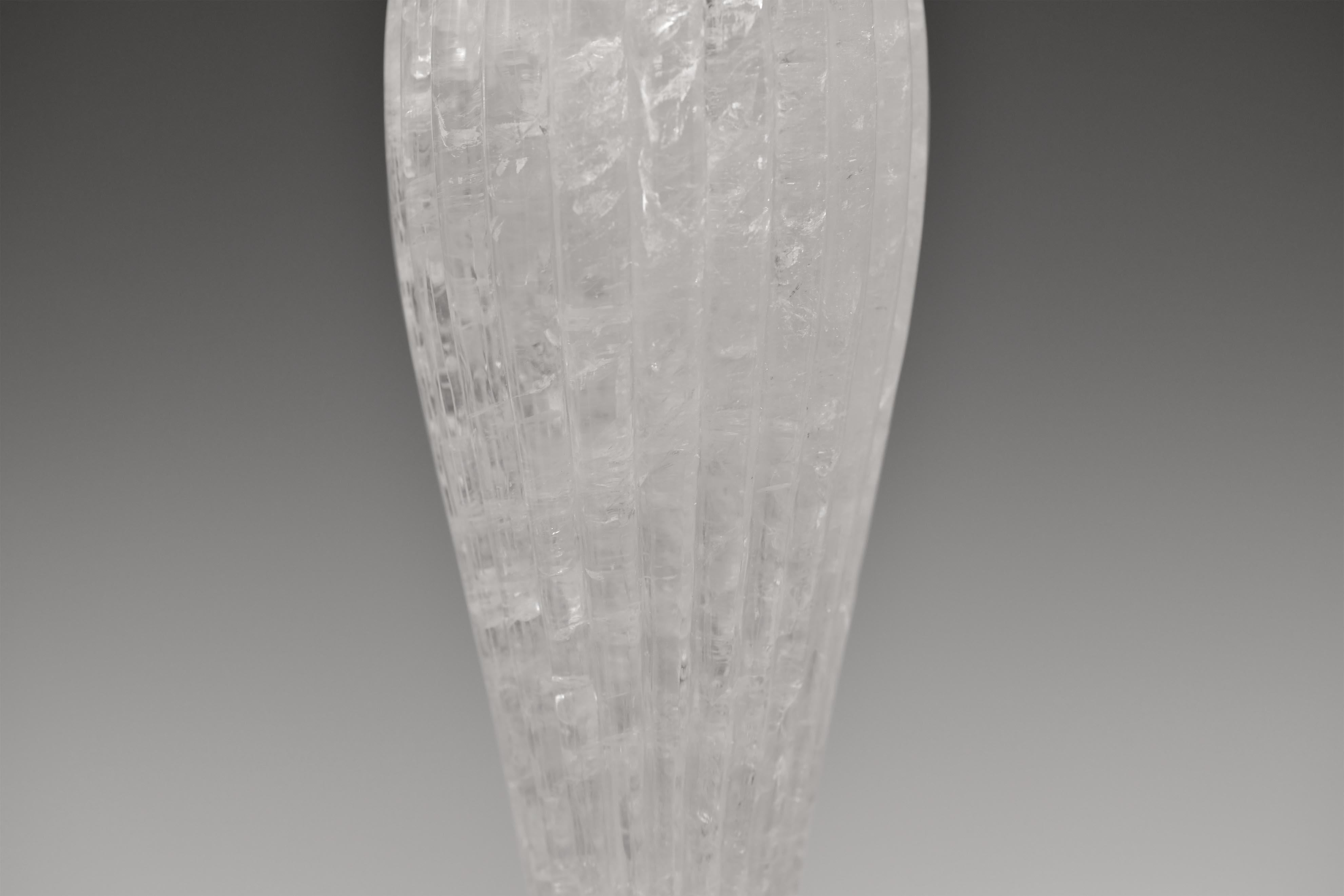 XXIe siècle et contemporain Lampes contemporaines en cristal de roche de Phoenix en vente