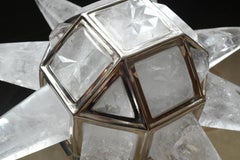 Araña Contemporánea de Cristal de Roca y Cuarzo by Phoenix