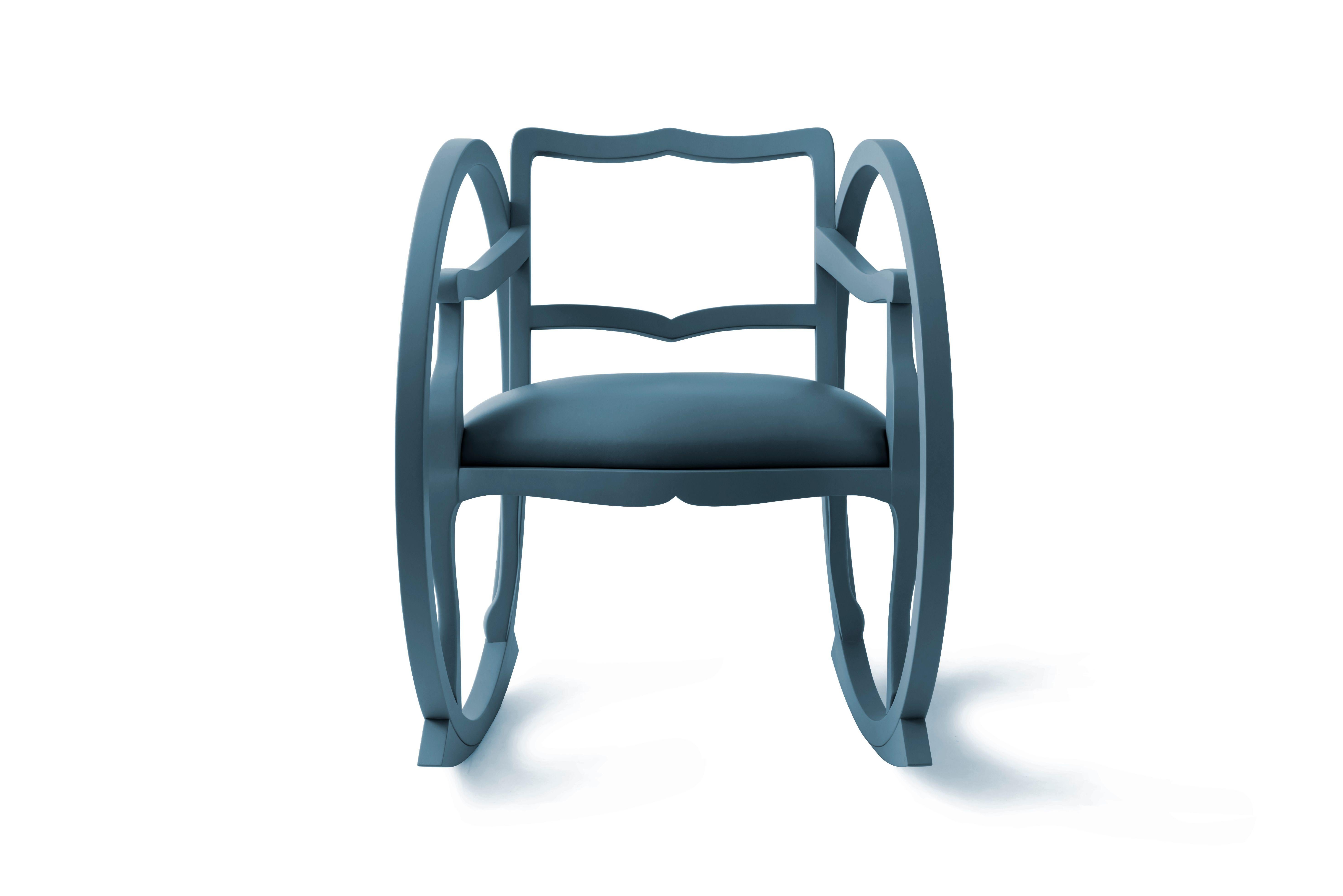 Modern Contemporary Rocking Chair Designed by Thomas Dariel