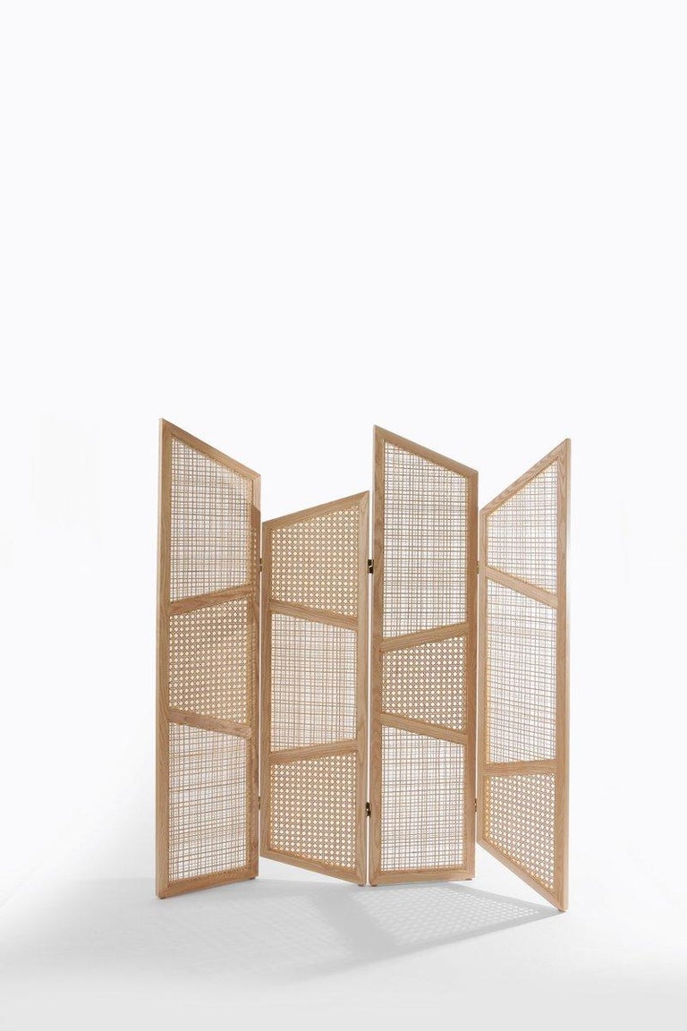Contemporary Room Divider in Natural Cane bing For Sale at 1stDibs