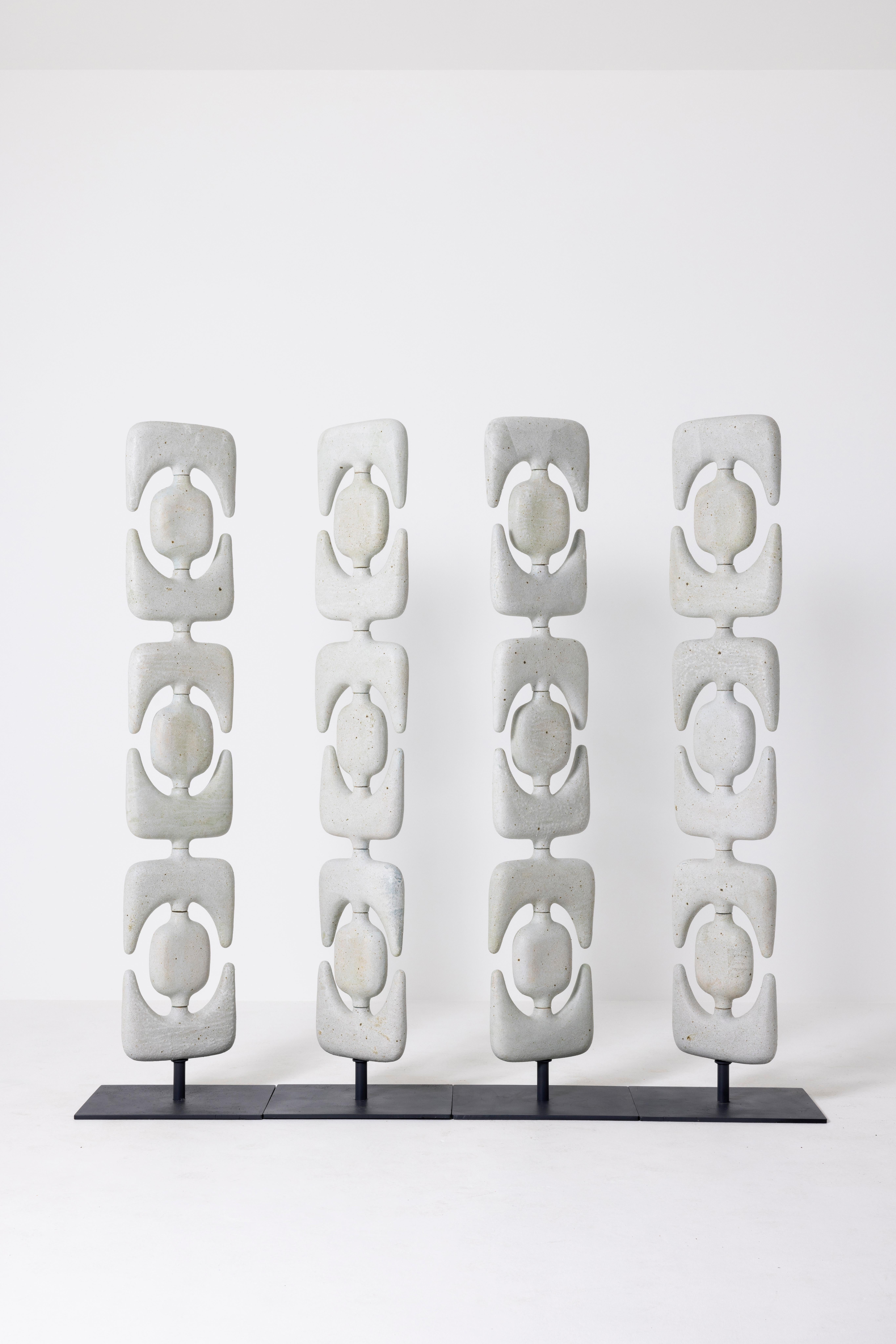 French Contemporary Room Divider / Screen Totem Sculptures For Sale