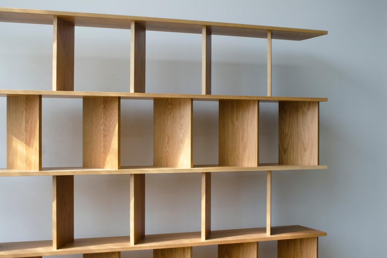 Hand-Crafted Contemporary Room Divider Shelving 