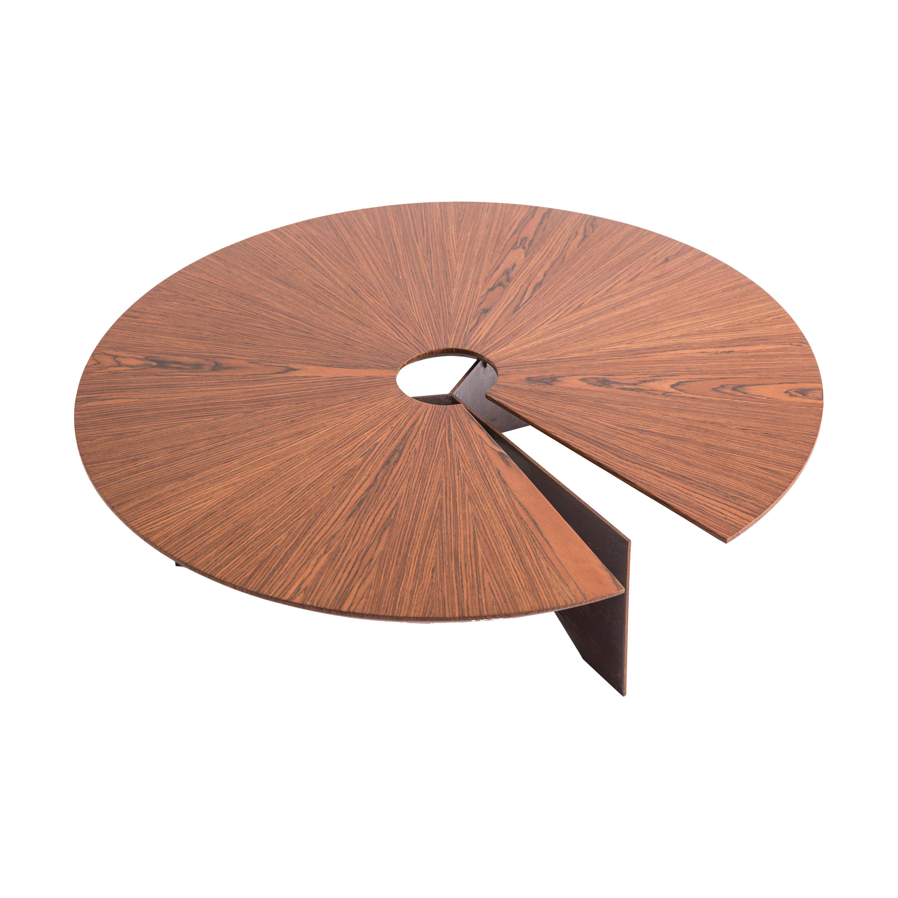 Contemporary Round Coffee SS Table by Decarvalho Atelier