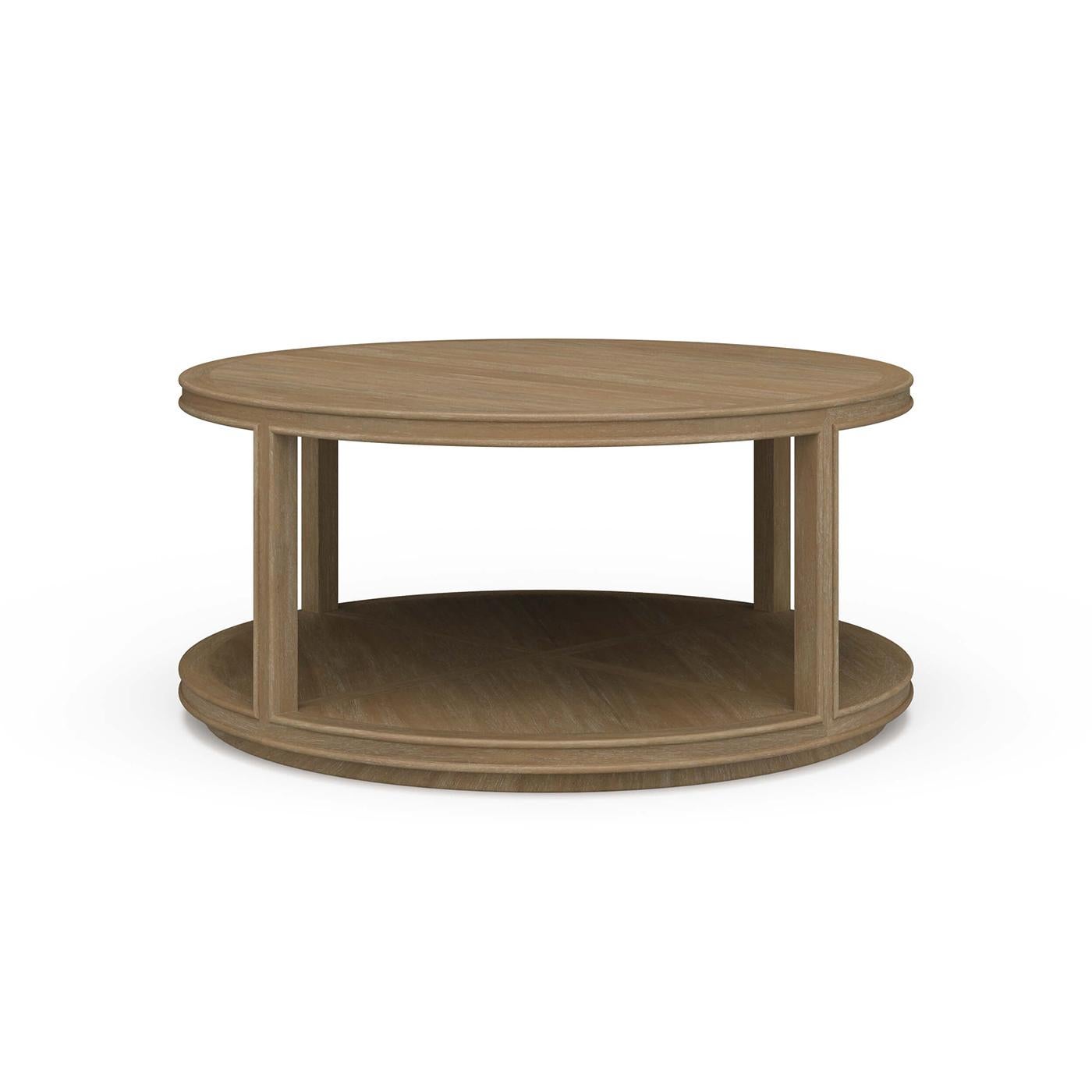 Minimalist Contemporary Round Coffee Table - 39