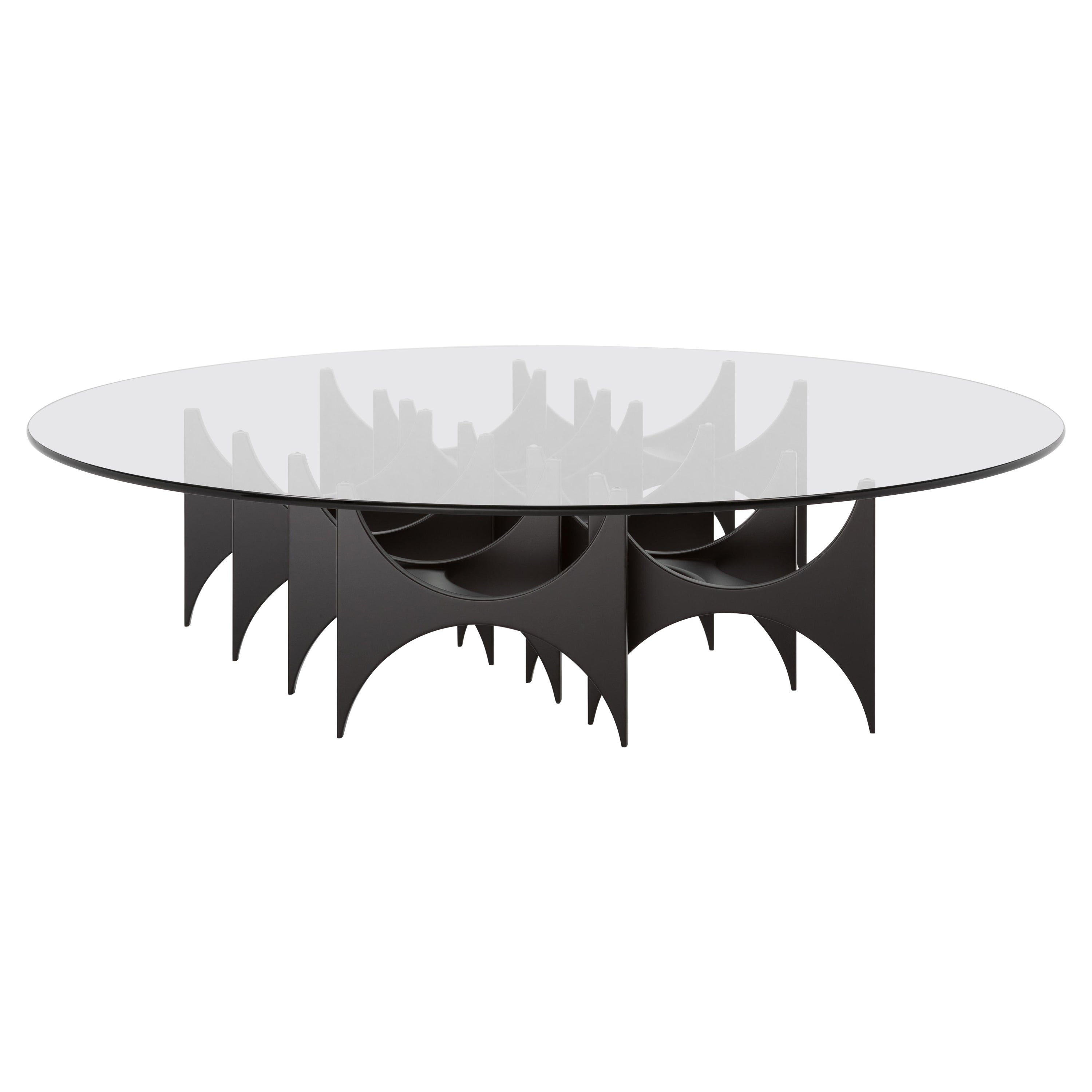 Table basse ronde contemporaine Butterfly par Hannes Peer pour SEM en vente
