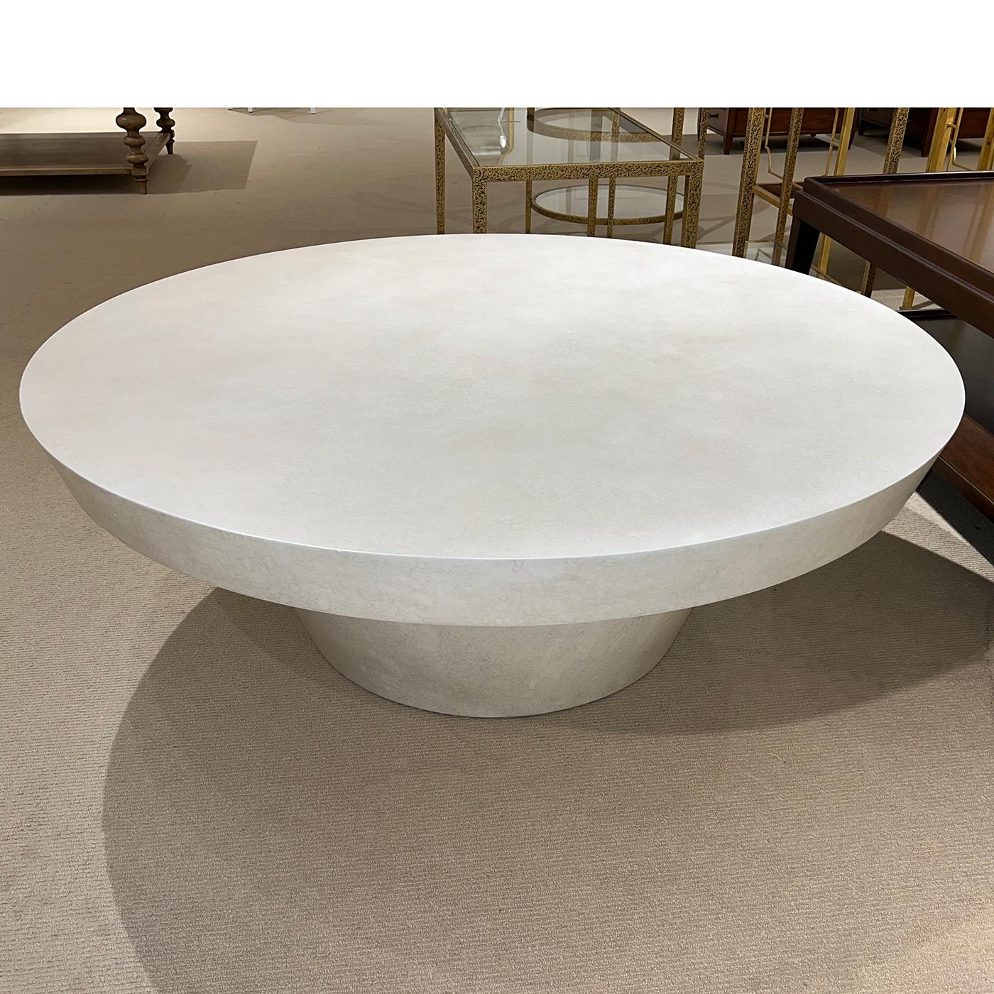 Vietnamese Contemporary Round Coffee Table For Sale