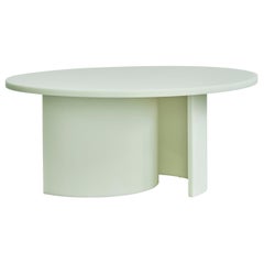 Contemporary Dining Table by Sabine Marcelis, Matte Resin, Mint