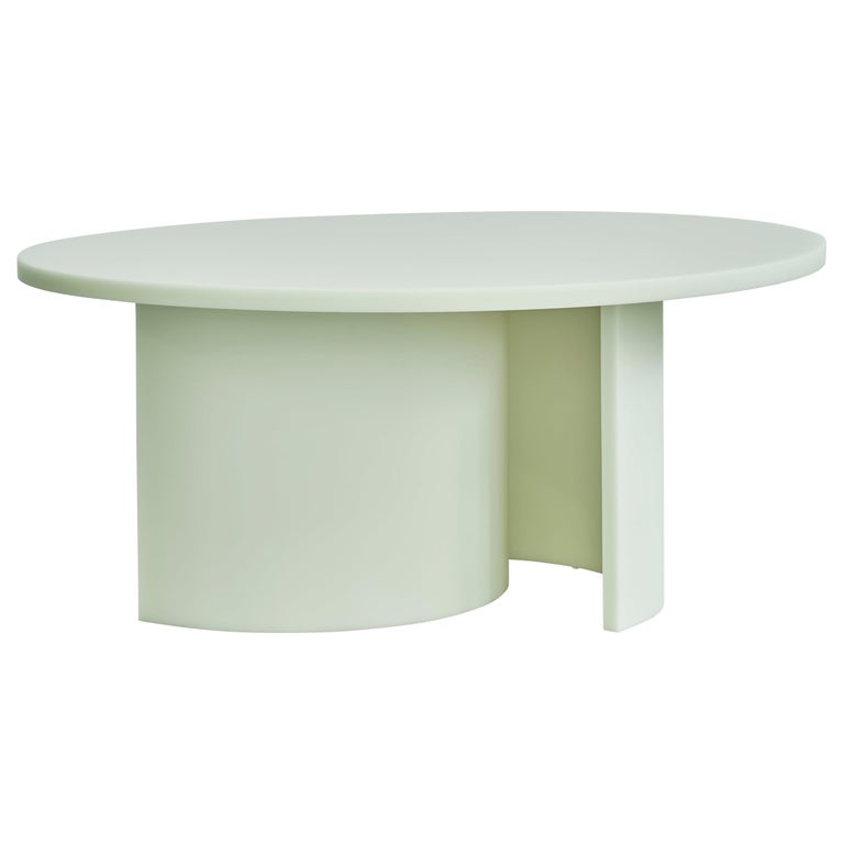 Sabine Marcelis SOAP round dining table in green, new