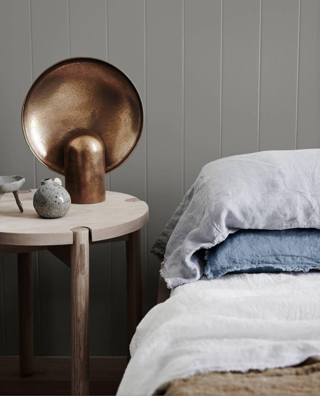 Contemporary Round Disc-like Golden Bronze Surface Wall Sconce by Henry Wilson For Sale 6