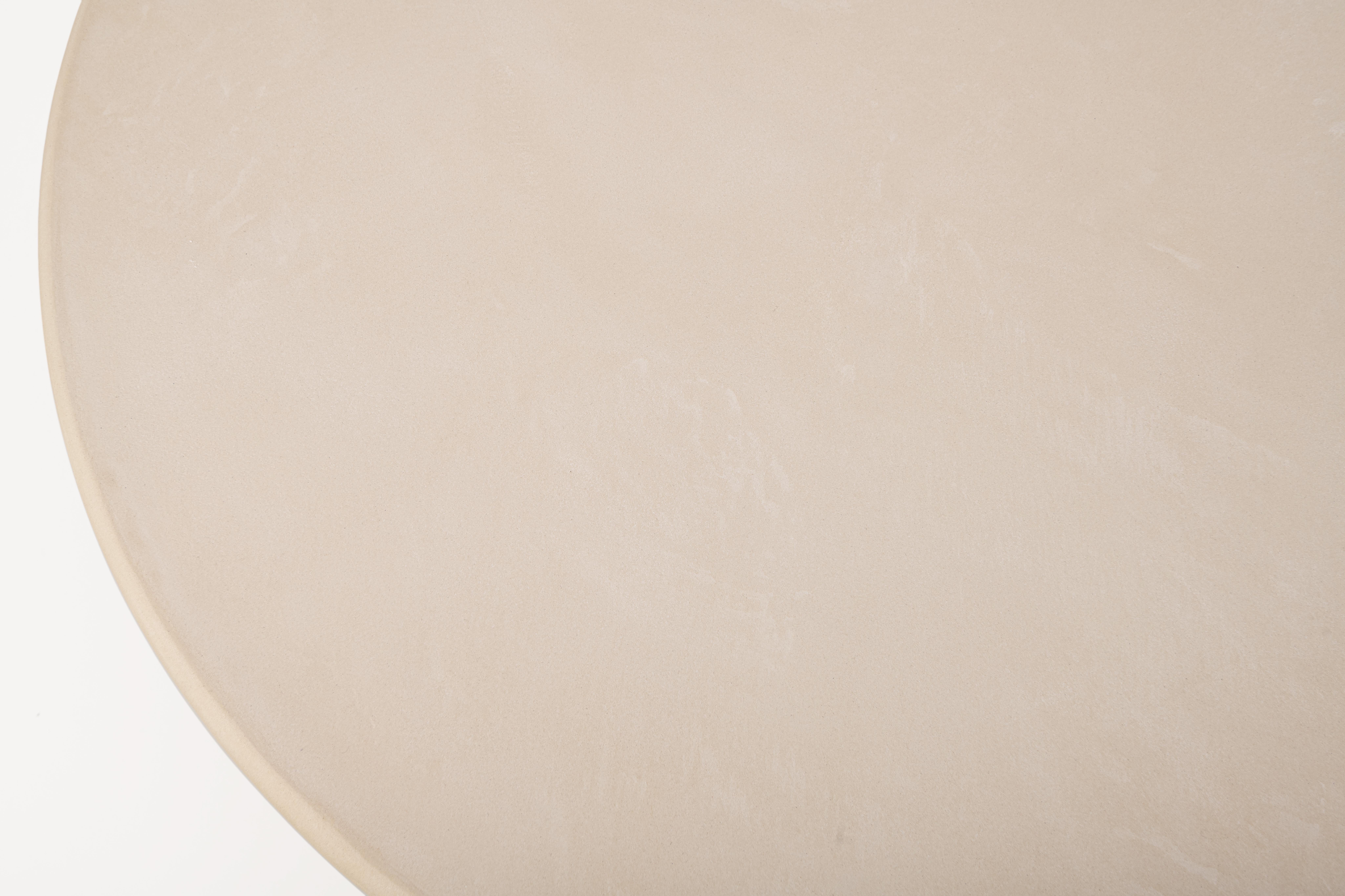 Contemporary Belgian design, handmade natural plaster table with a textured and earthy character.

Indoor use (price outdoor +10%)

Inspired by the menhir shape; An upright, elongated stone placed by prehistoric people in Celtic areas 4000-6000