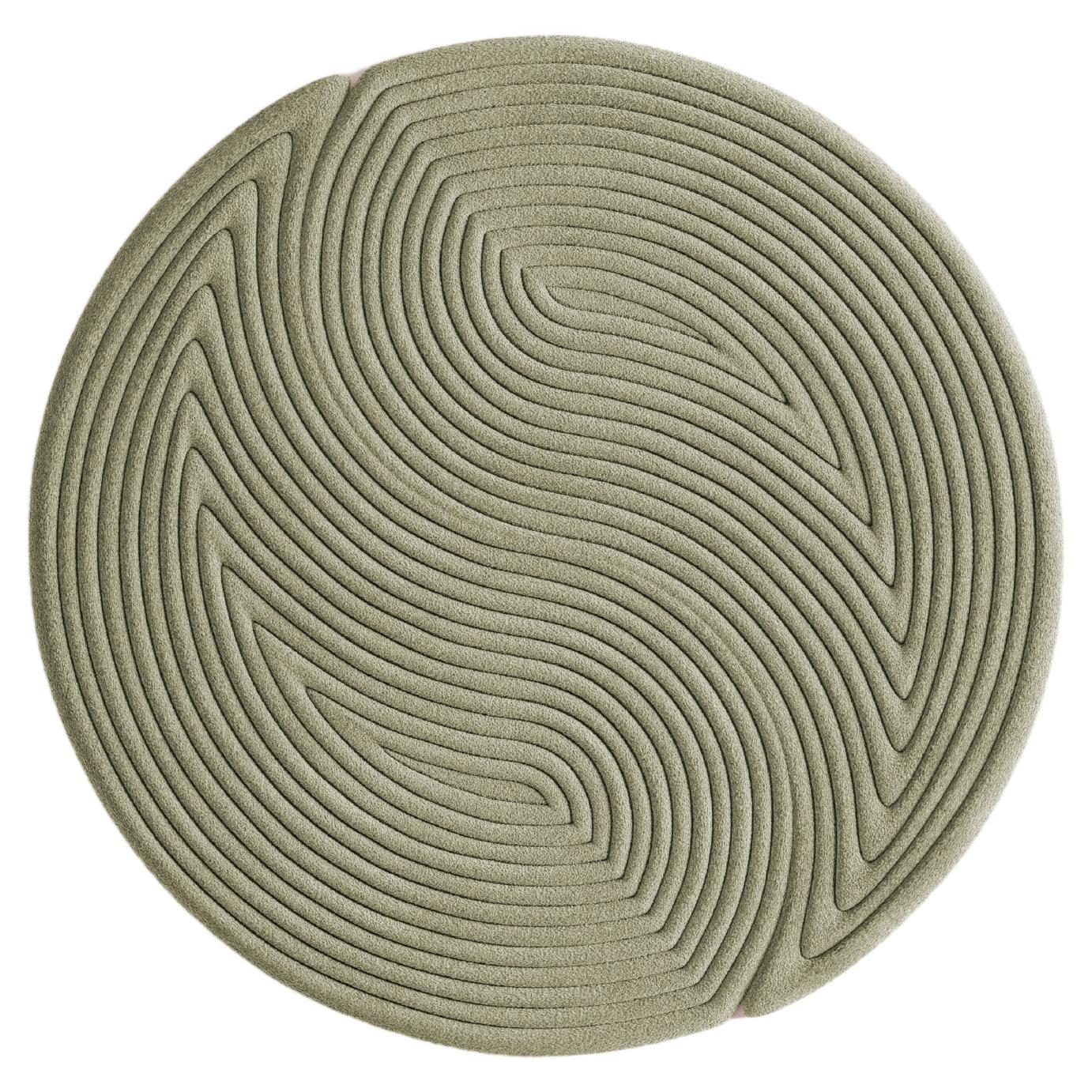 Contemporary Round Niwa Green Sage For Sale