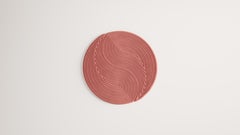 Contemporary Round Niwa Peach Pink